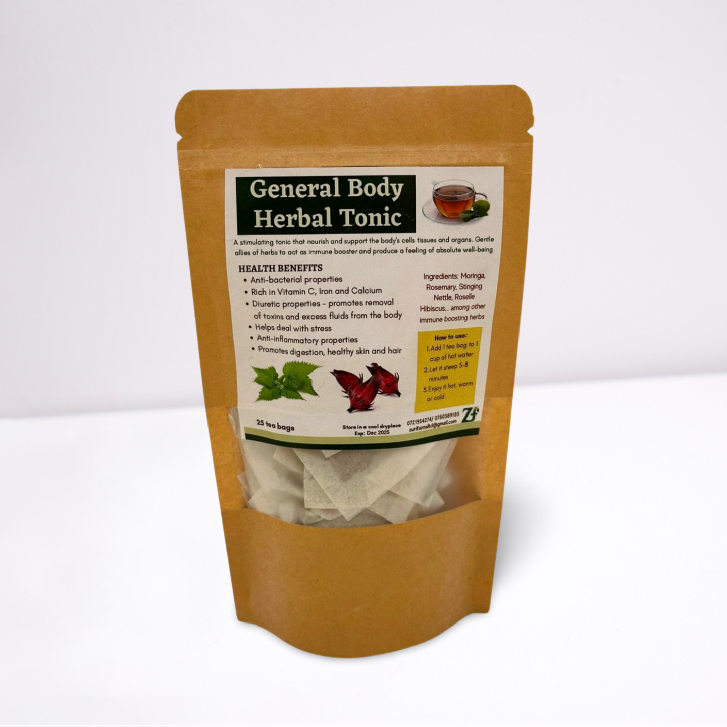 Organic Products: In addition to our bee products, we offer a variety of organic herbs and supplements, including Prunus Africana and Ashwagandha, to promote overall well-being.